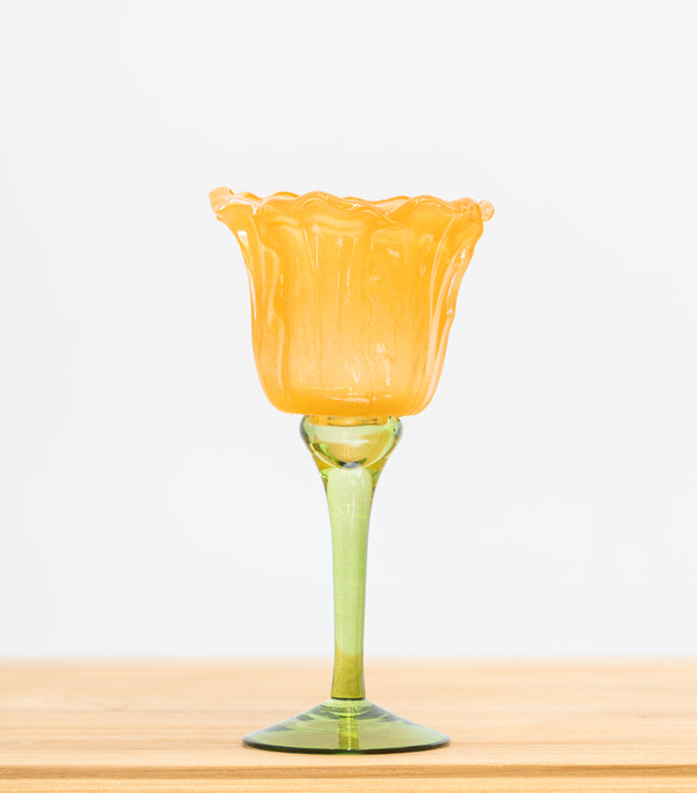 Portavelas tulipán