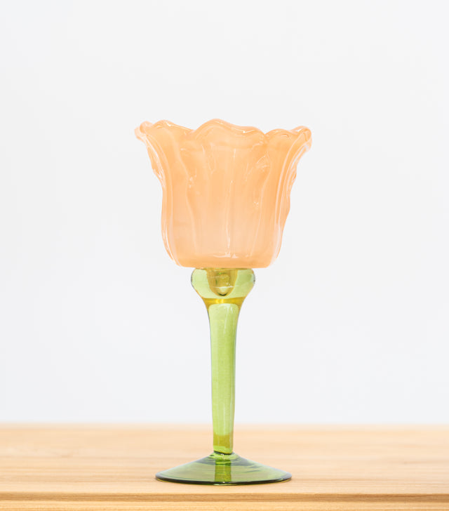 Portavelas tulipán